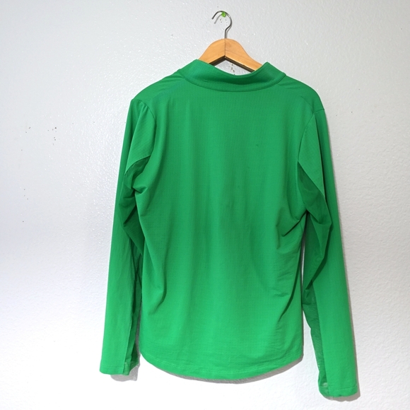 IBKUL Lucky Charm Print Long Sleeve Mock Neck Top Greenh - Picture 4 of 12